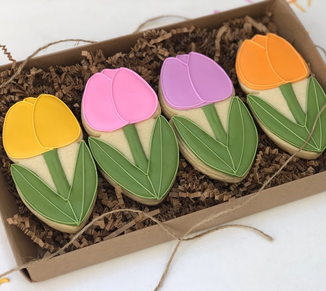 Shavuos tulip cookie set