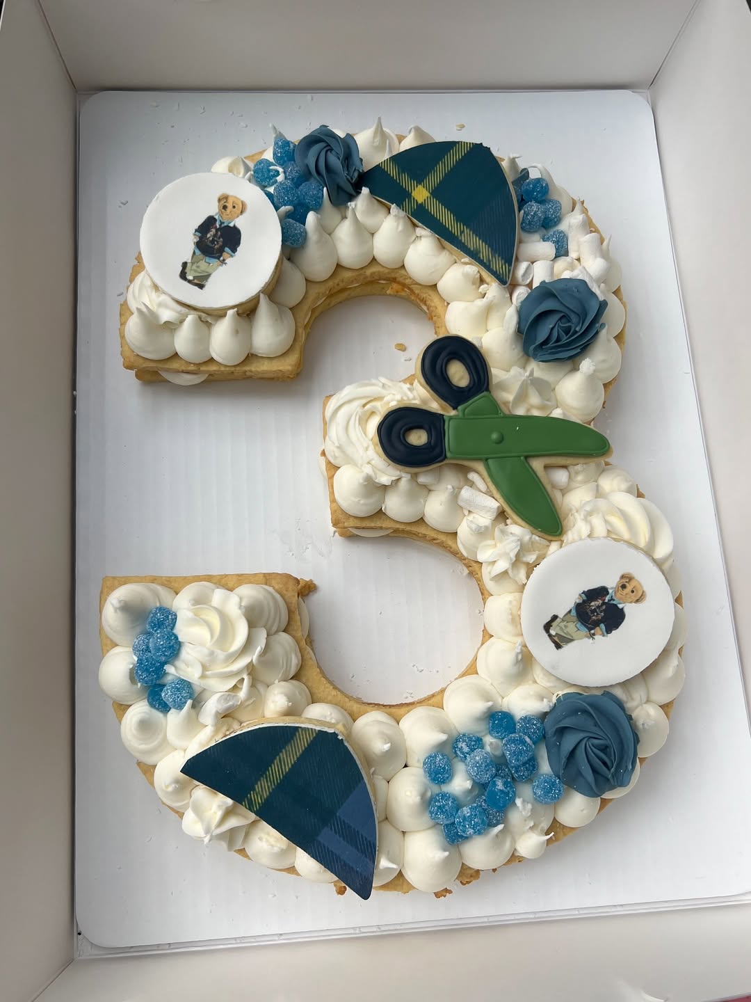 Ralph-Lauren-themed upsherin cookies