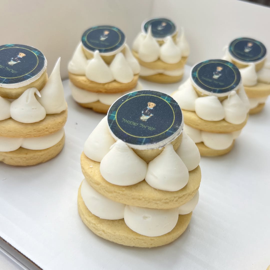 Yisrael Shmuel cream puff upsherin treats